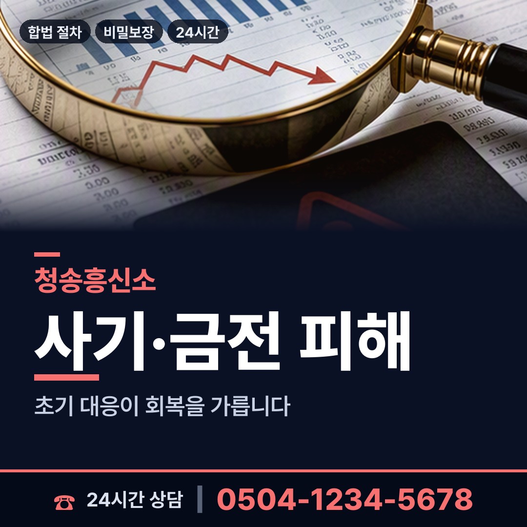 청송 현서면 사기꾼찾기 상담 안내